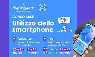 Corso base smartphone per anziani