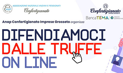 Difendiamoci dalle truffe online: evento formativo a Grosseto