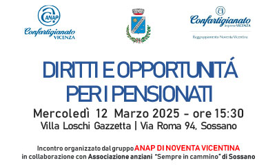 Diritti e opportunità per i pensionati