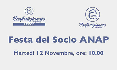 Festa del Socio ANAP Confartigianato Lecce