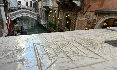 Graffiti del Palazzo Ducale a Venezia