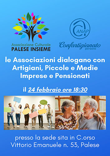 programma incontro Palese Insieme e ANAP