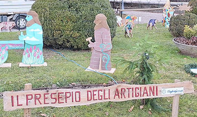 Il Presepio degli artigiani ANAP Confartigianato Vittorio Veneto