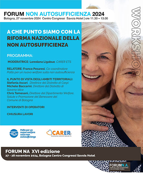 Programma Workshop Bologna Riforma non autosufficienza