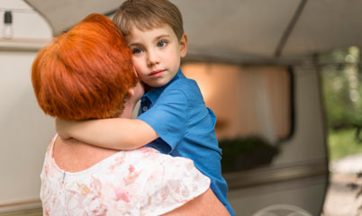 Salute del figlio autistico con genitori in conflitto