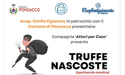 Truffe Nascoste spettacolo teatrale comico a Ponsacco